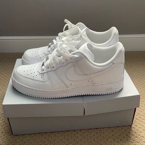Nike all white Air Force 1’s..10.5
